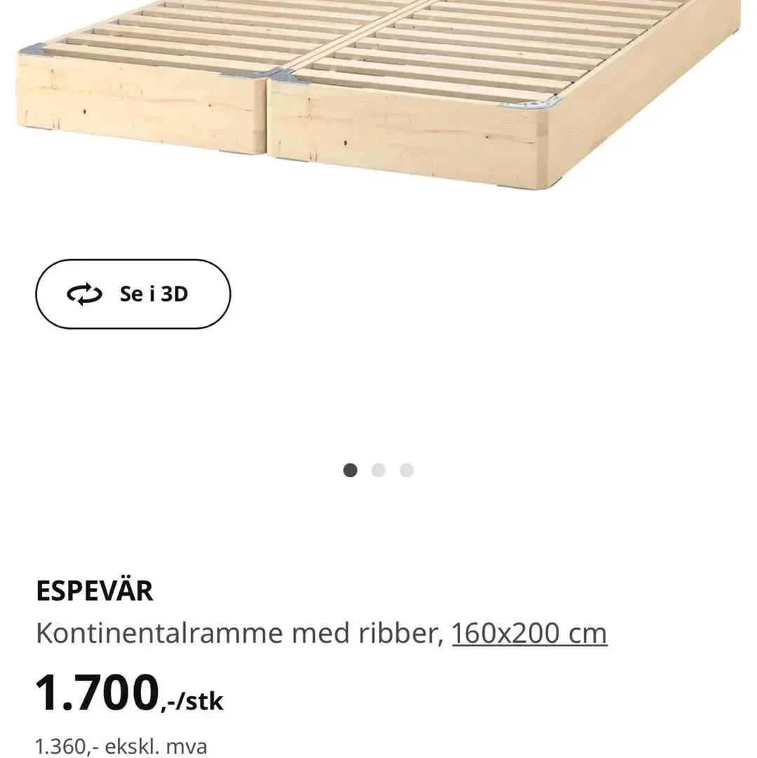 Kontinentalseng IKEA