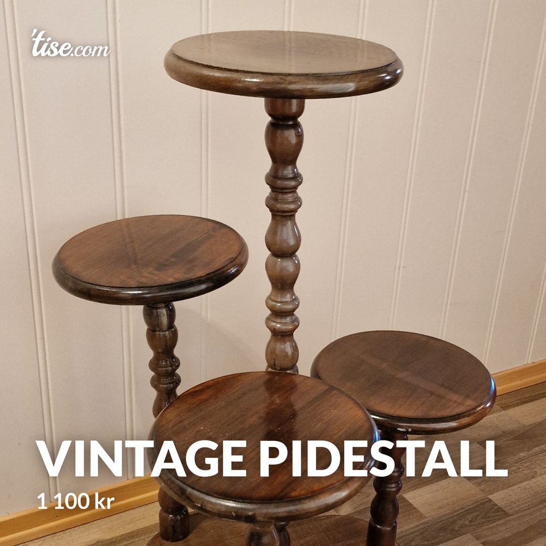 Vintage pidestall