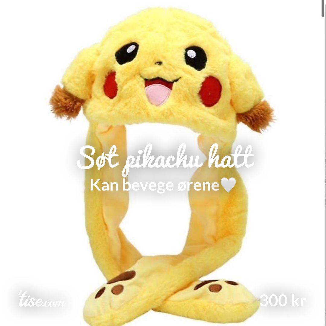 Søt pikachu hatt