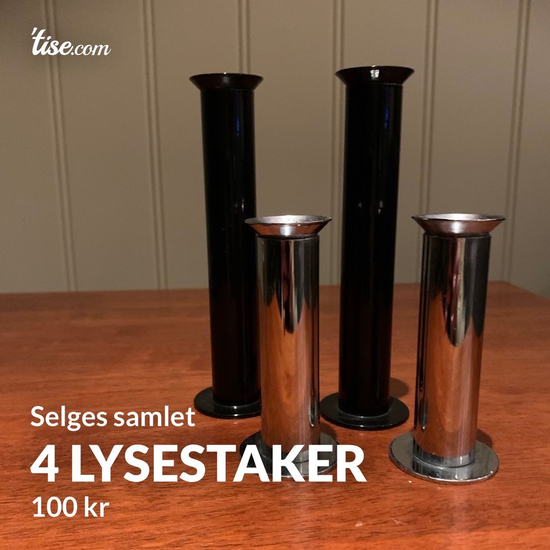 4 lysestaker