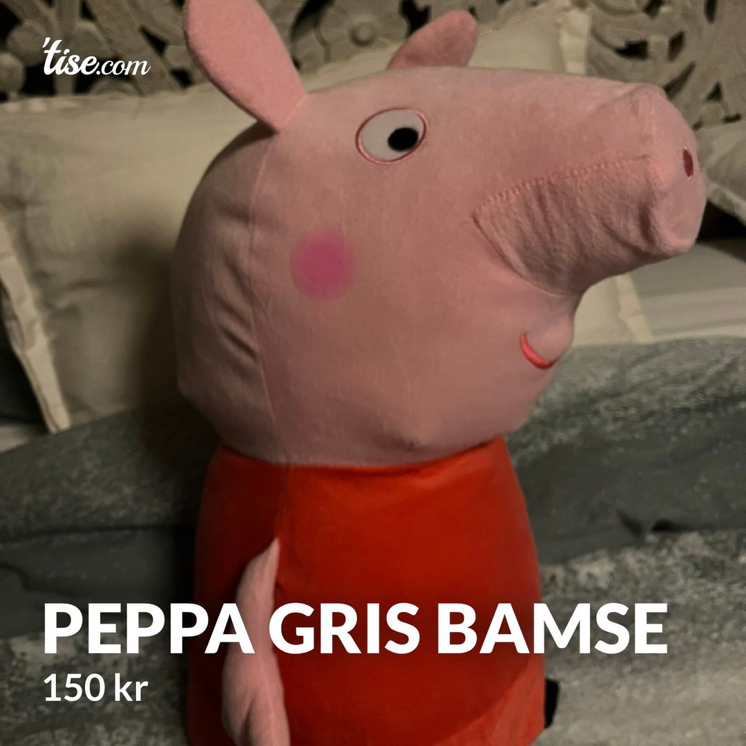 Peppa Gris bamse