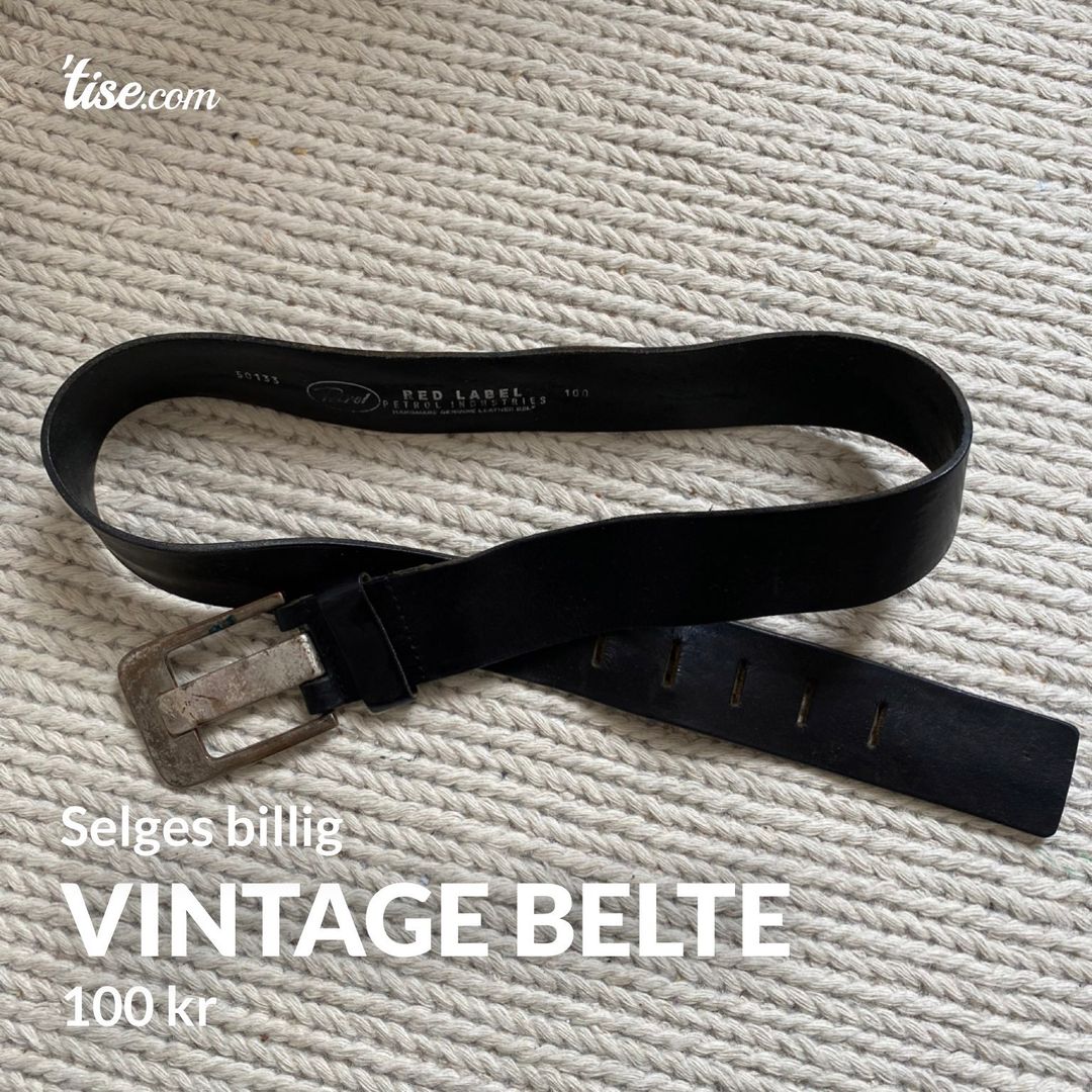 Vintage belte