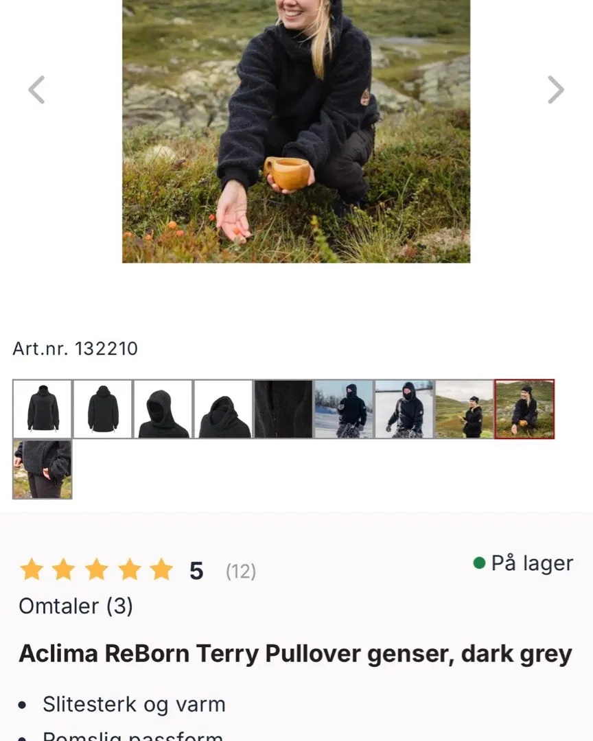 Aclima Terry Pullove