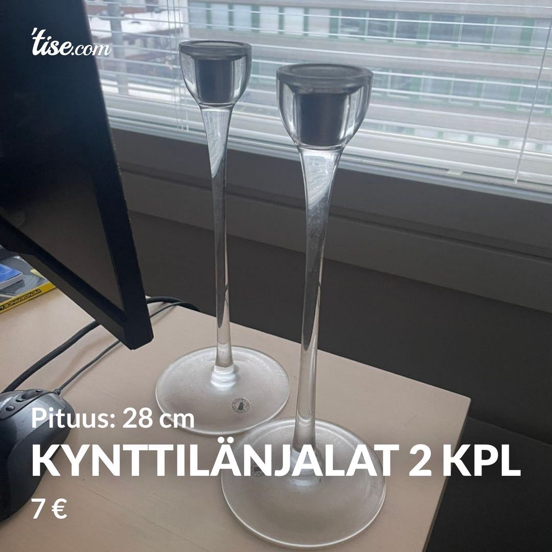 Kynttilänjalat 2 kpl