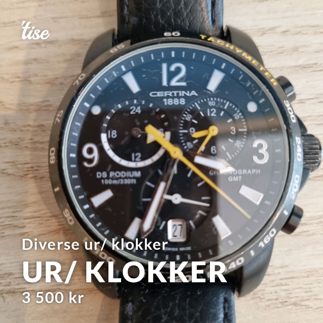 Ur/ Klokker