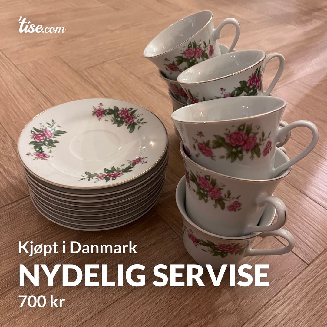 Nydelig servise