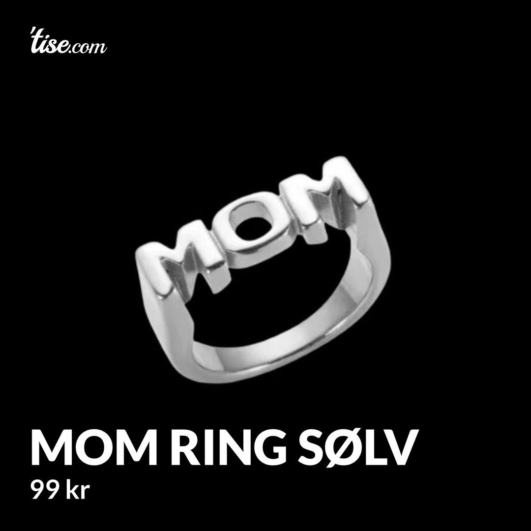 Mom ring sølv