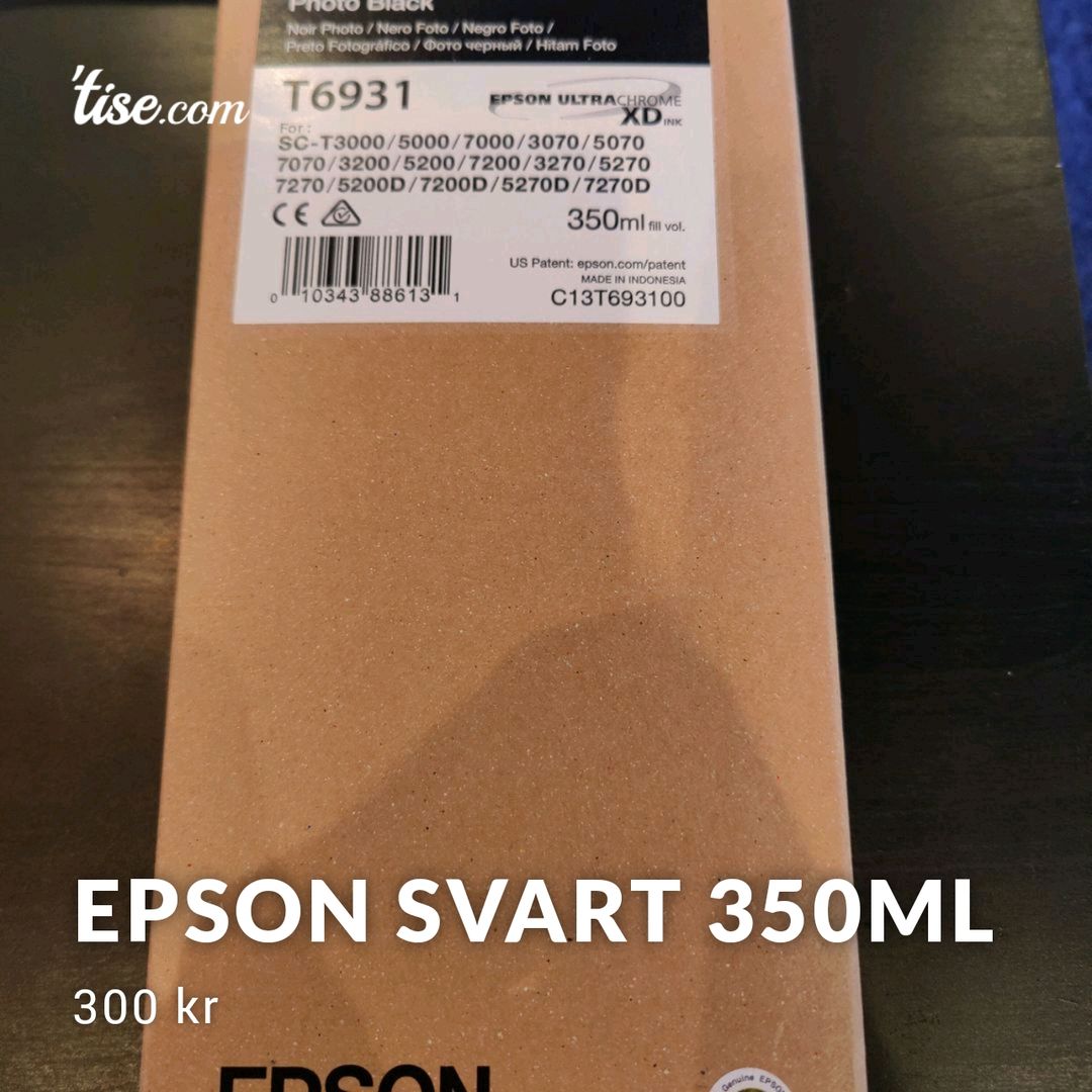 Epson Svart 350ml