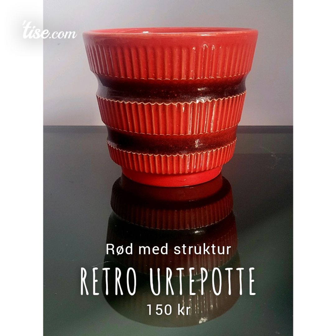 Retro Urtepotte