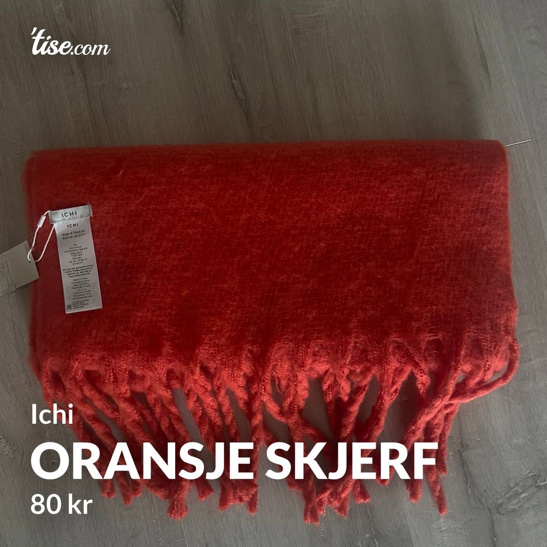 Oransje skjerf