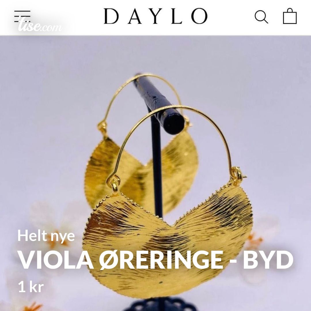 Viola øreringe - BYD