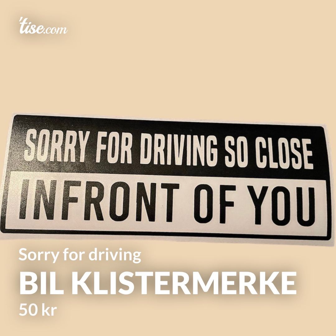 Bil klistermerke