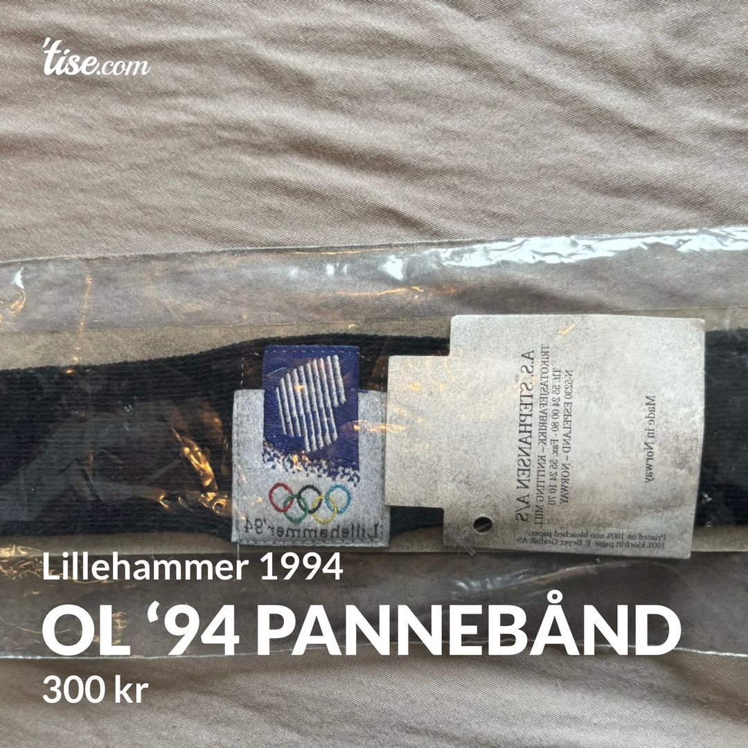 OL ‘94 pannebånd