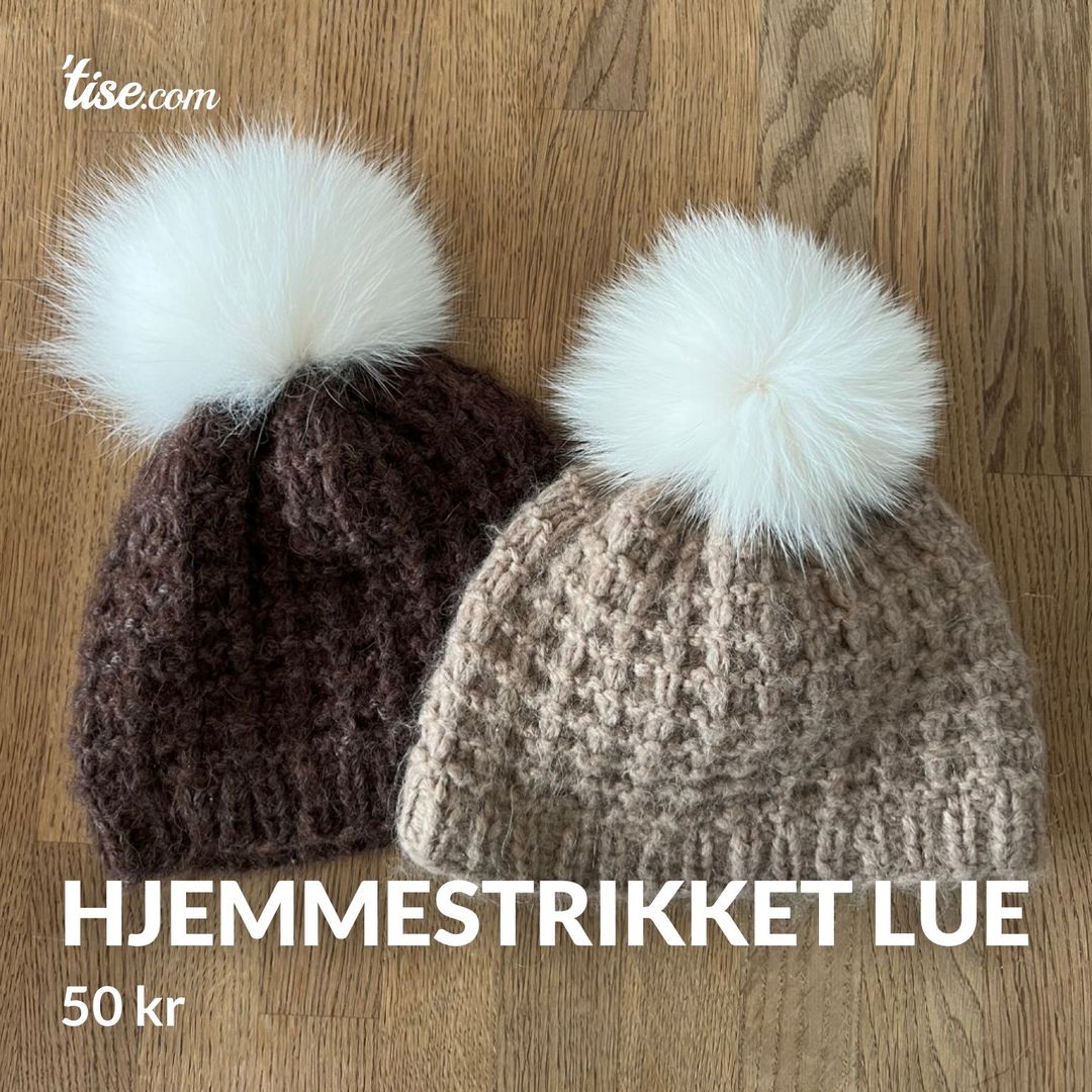 hjemmestrikket lue