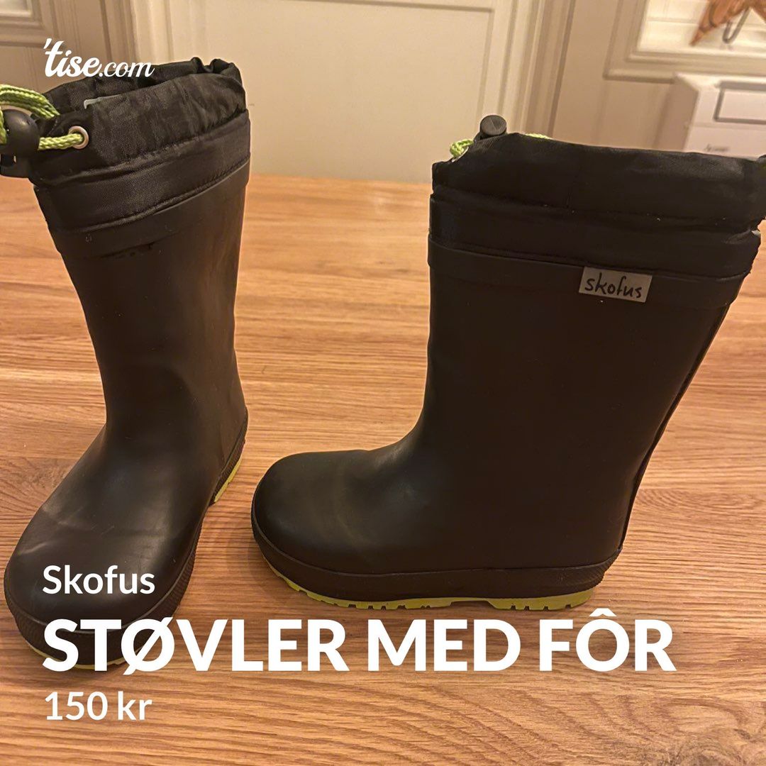 Støvler med fôr