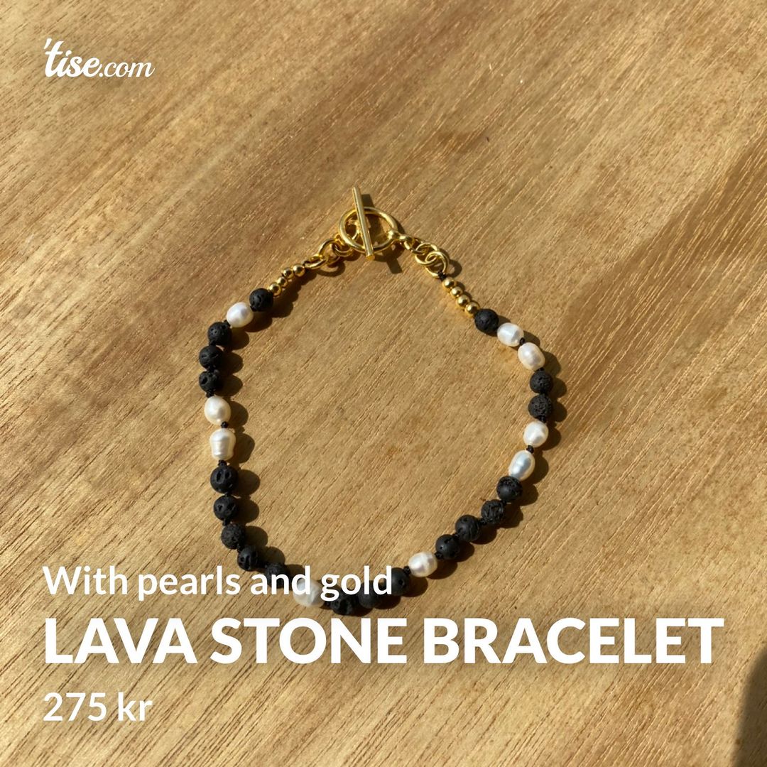 Lava stone bracelet