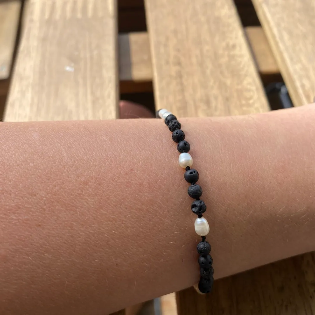 Lava stone bracelet