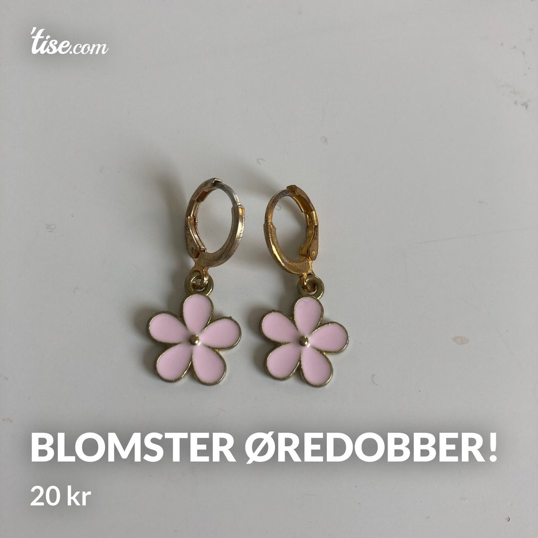 blomster øredobber!