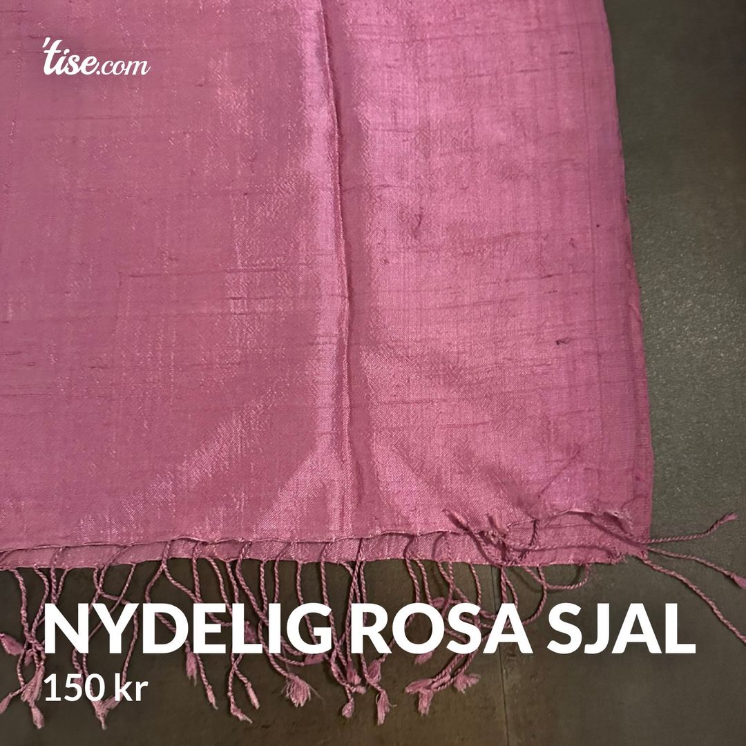 Nydelig rosa sjal