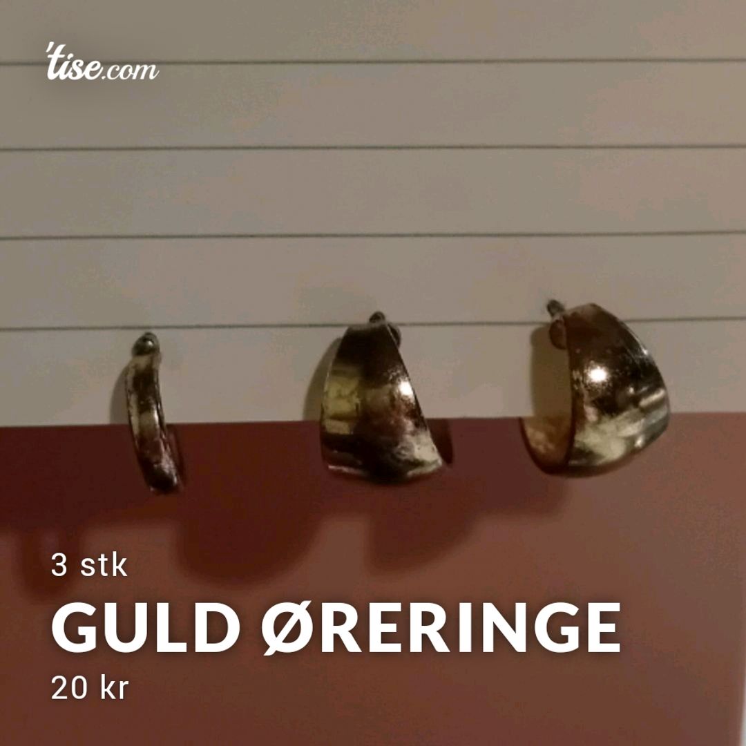 Guld Øreringe