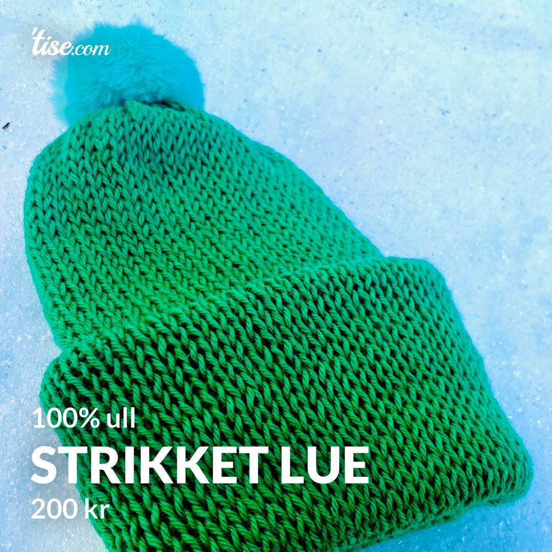 Strikket lue