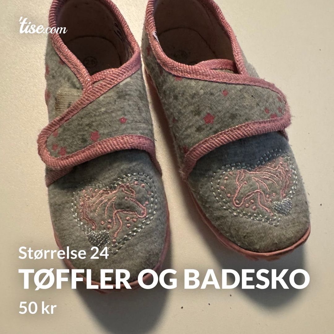 Tøffler og badesko