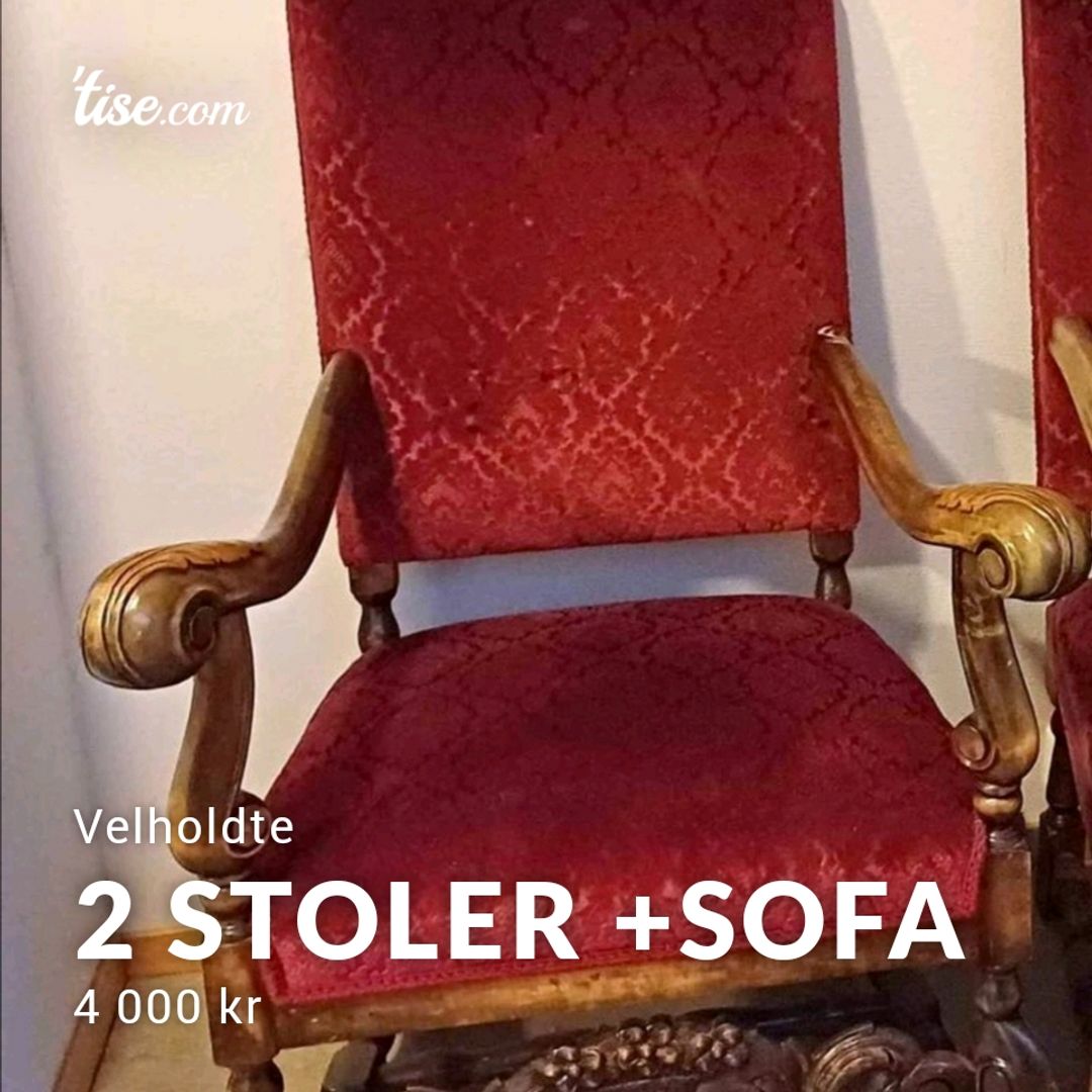 2 stoler +sofa