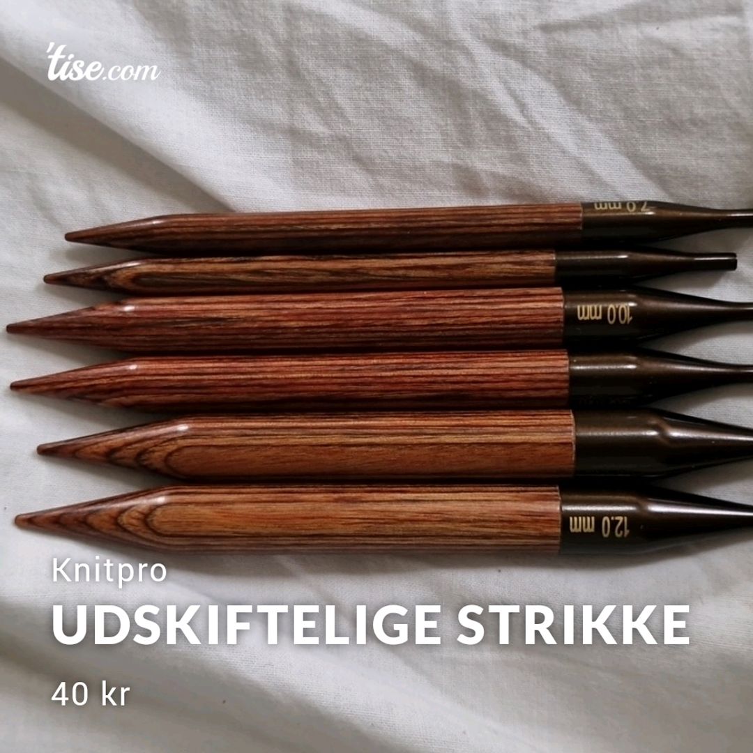 Udskiftelige Strikke