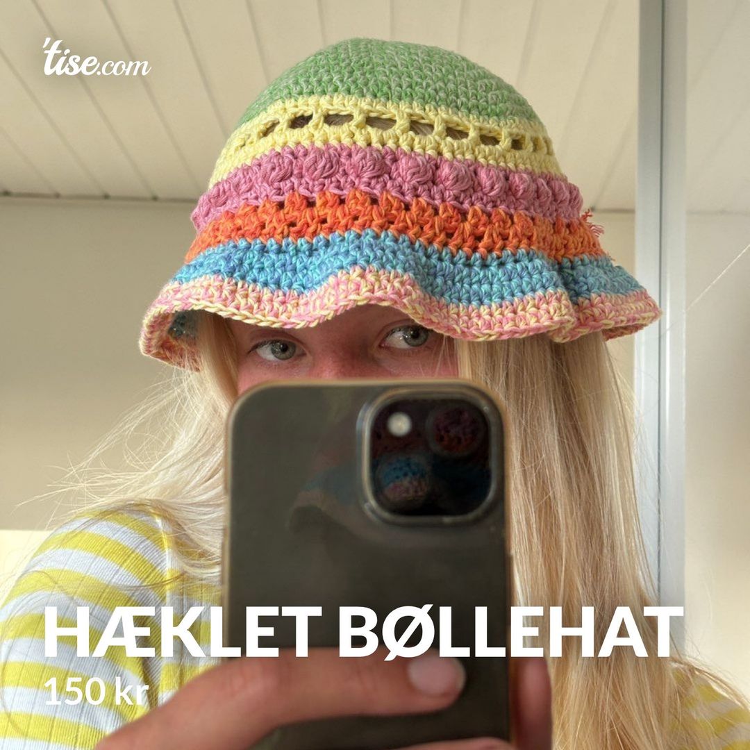 Hæklet bøllehat