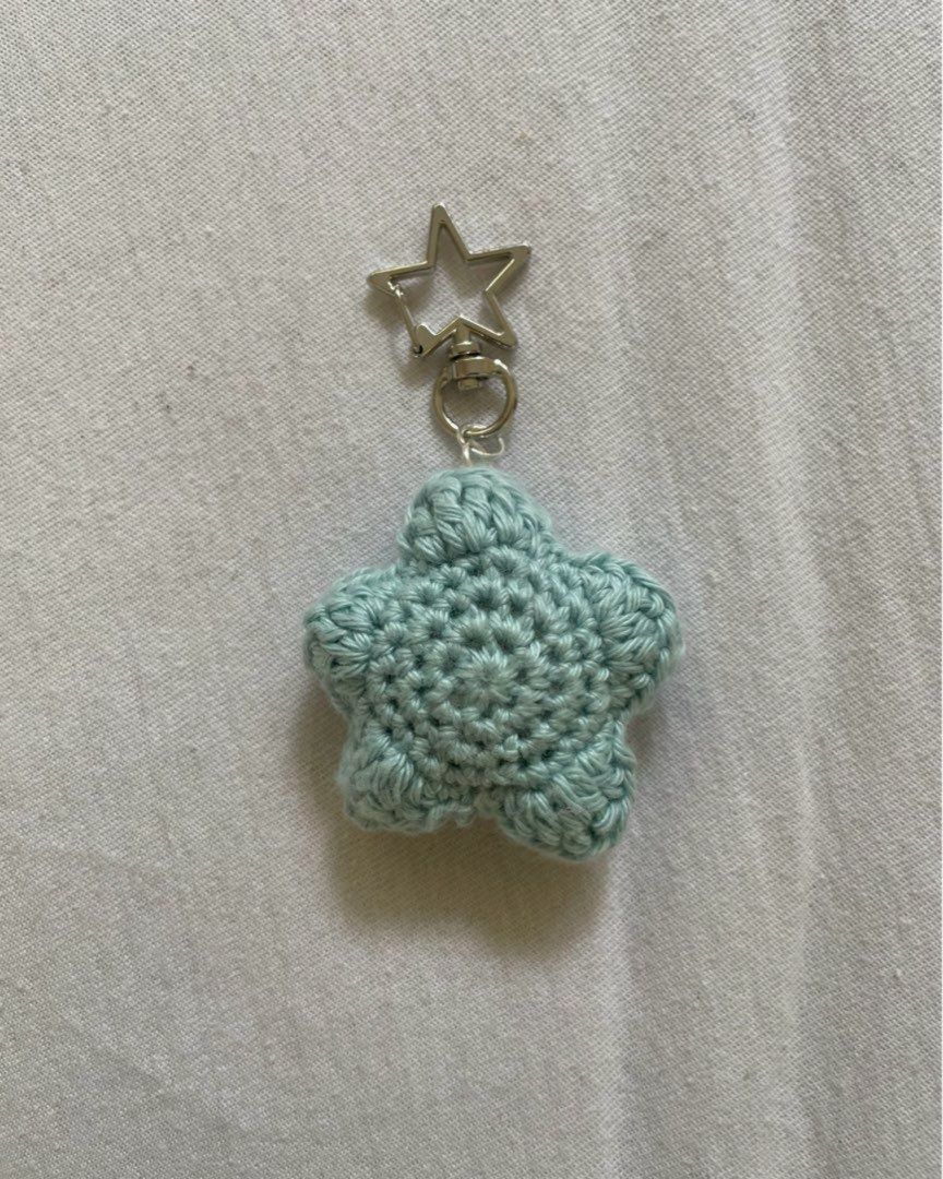 Crocheted keychain