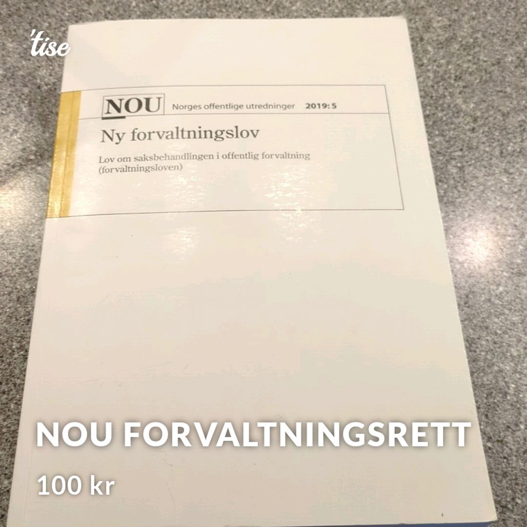 Nou Forvaltningsrett