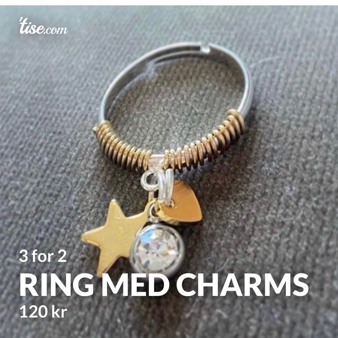 Ring med charms