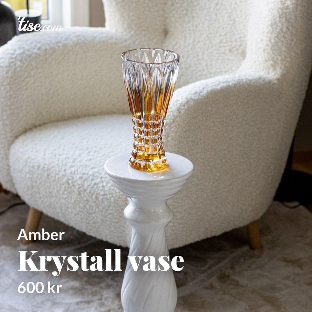 Krystall vase