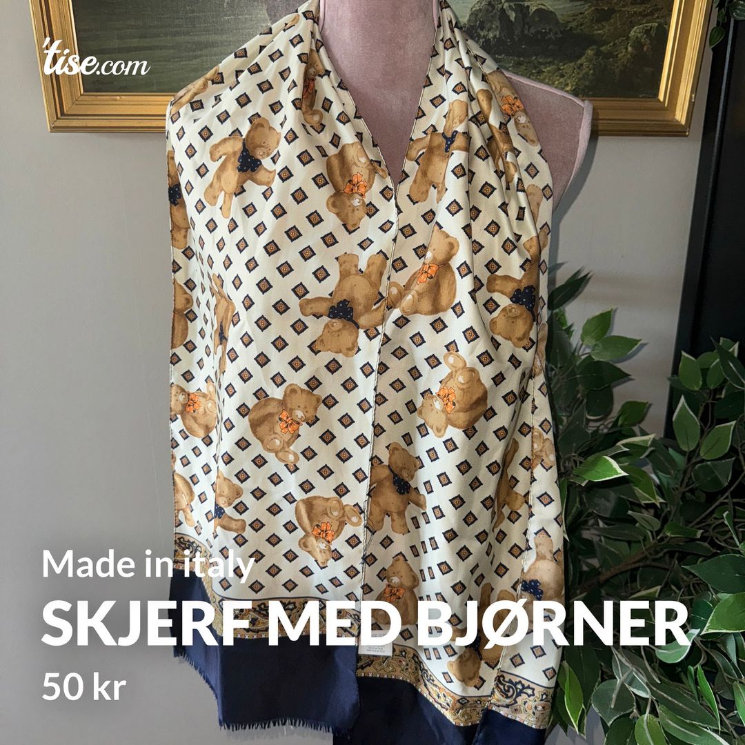 Skjerf med bjørner