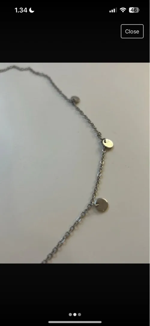 Silver necklace