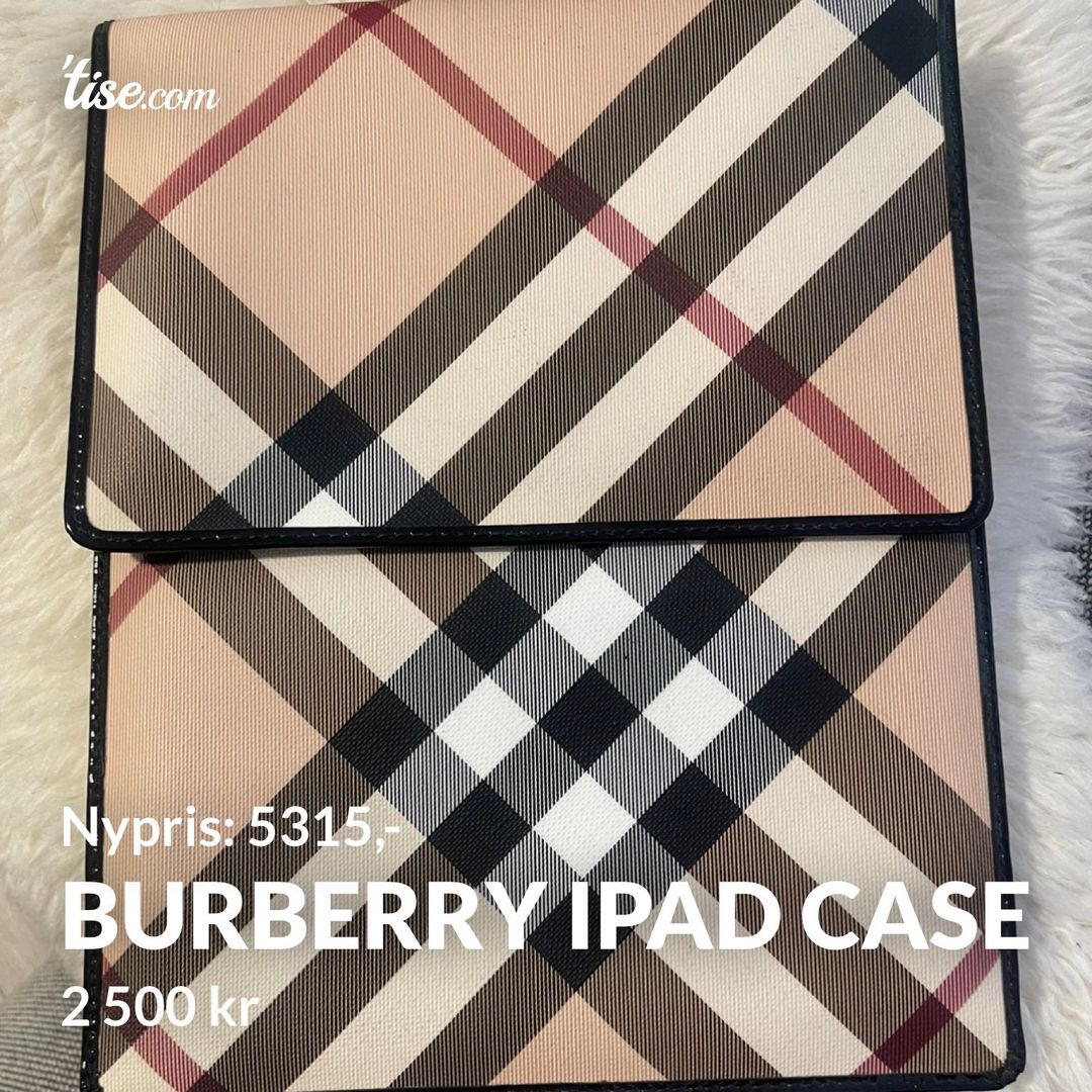 Burberry iPad case