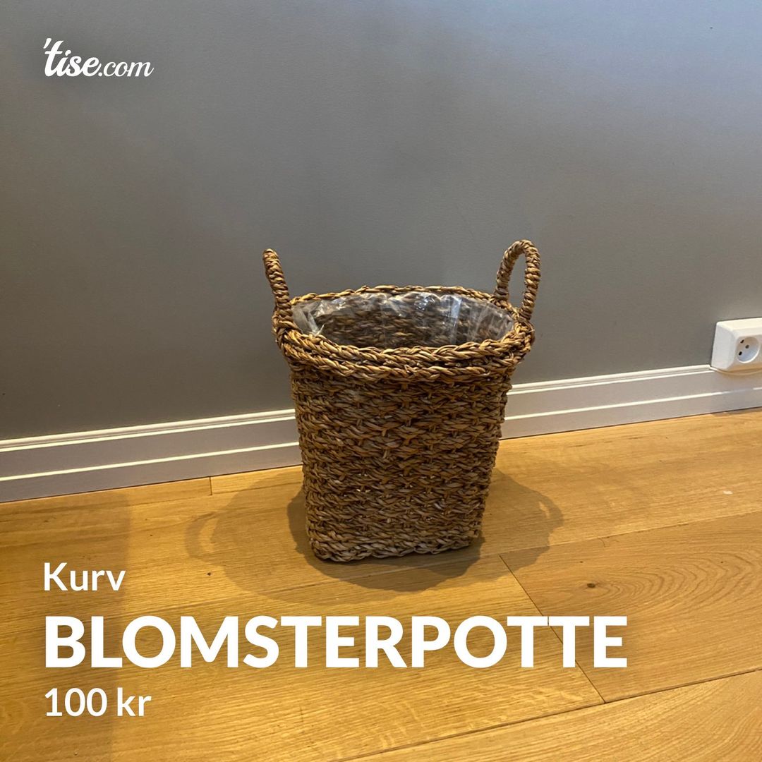 Blomsterpotte