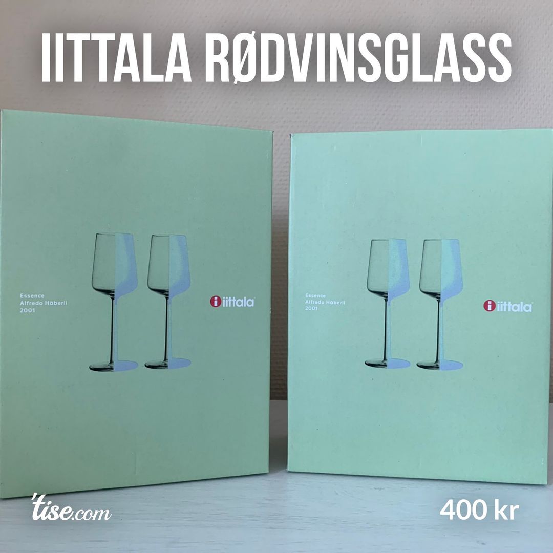 Iittala rødvinsglass