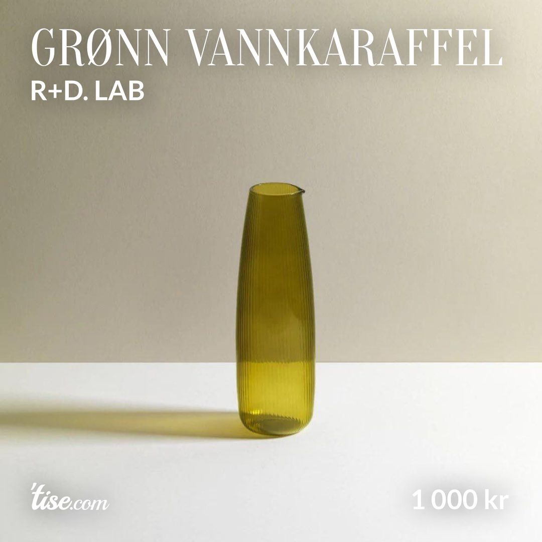 Grønn vannkaraffel