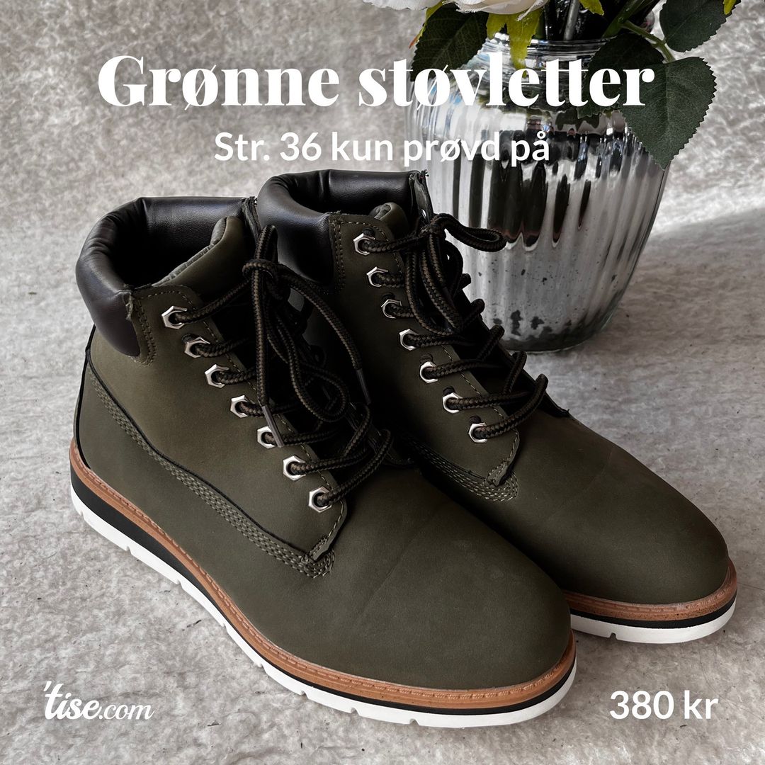 Grønne støvletter