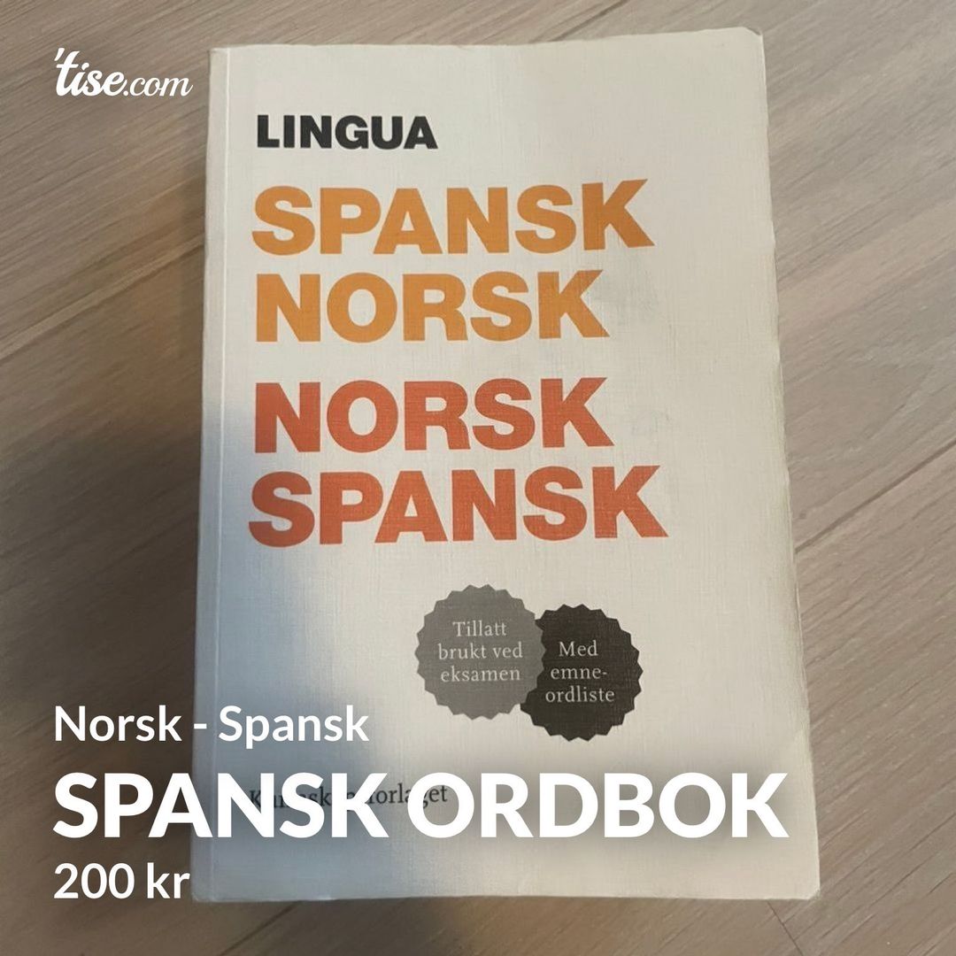 Spansk Ordbok