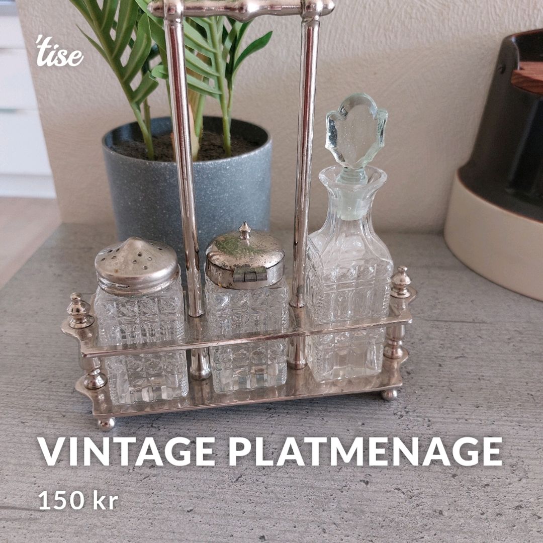 Vintage Platmenage