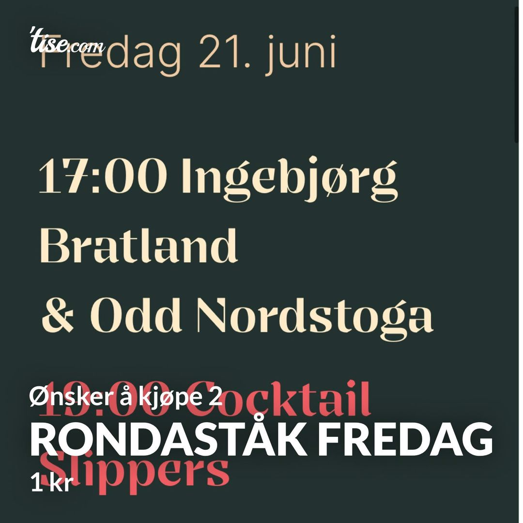 Rondaståk fredag