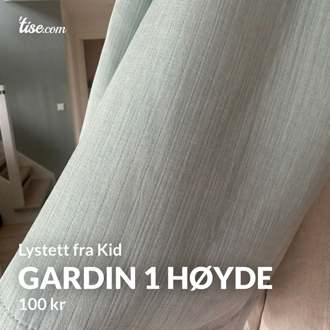 Gardin 1 høyde