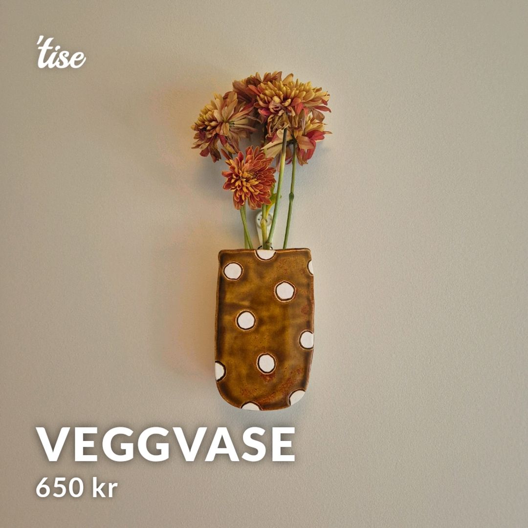 Veggvase