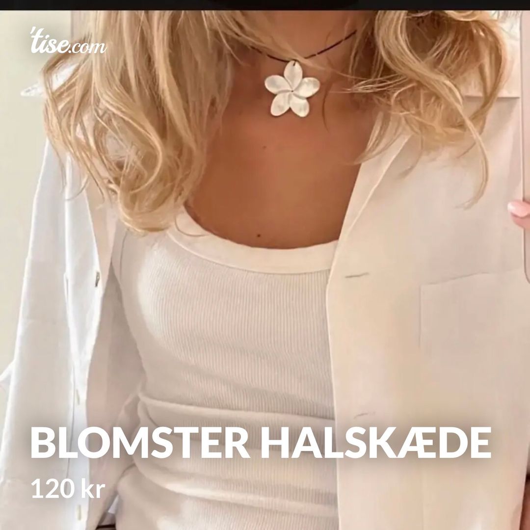 Blomster halskæde