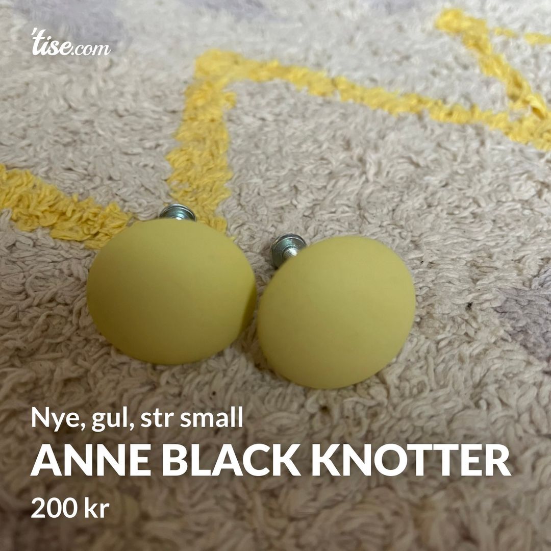 Anne black knotter