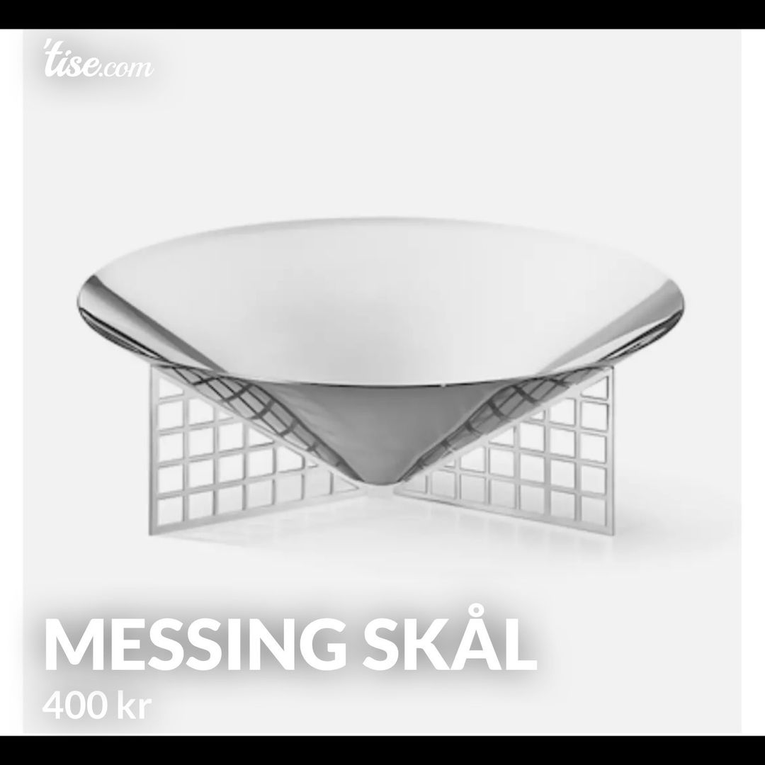 Messing skål