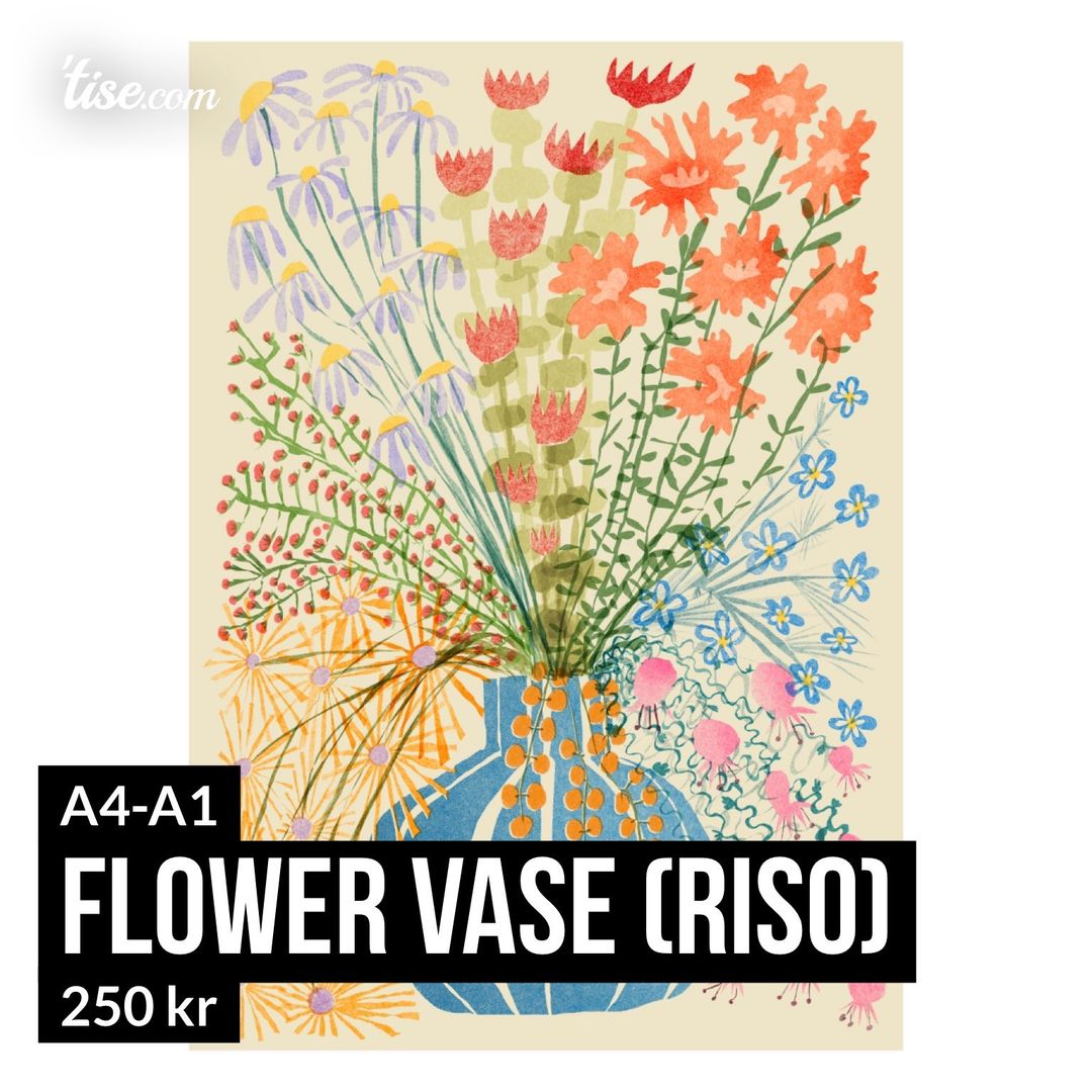 Flower Vase (Riso)