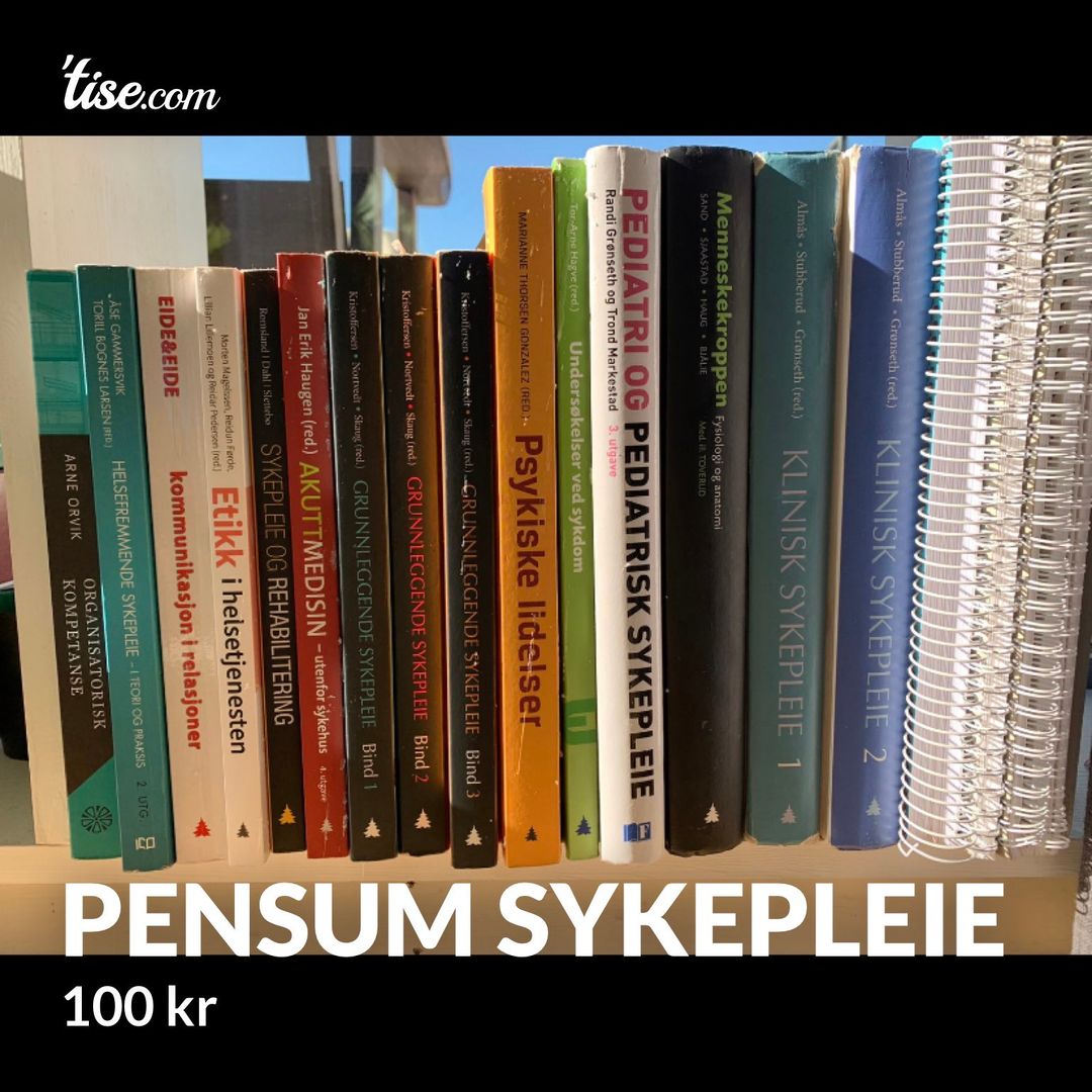 Pensum sykepleie